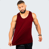 Camiseta Regata Masculina Lisa Academia Dry fit Premium
