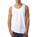 Camiseta Regata Masculina Lisa Básica Sem Estampa Algodão