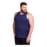 Camiseta Regata Masculina Plus Size Confortável Básica