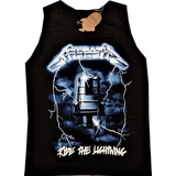 Camiseta Regata Metallica Ride The Lightning