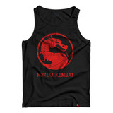 Camiseta Regata Mortal Kombat Raiden Liu