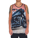Camiseta Regata Moto Harley Davidson Motoqueiro
