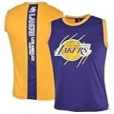 Camiseta Regata NBA Kids Youth 4 20 Primary Logo Alley OOP Shooter Performance Jersey Los Angeles Lakers 10 12