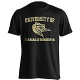 Camiseta Retrô Envelhecida Alabama Birmingham UAB