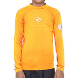 Camiseta Rip Curl Lycra Corp Original Amarelo