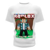 Camiseta Roblox Infantil Personalizada Com Nome