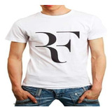 Camiseta Roger Federer Logo Tenista