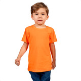 Camiseta Roupa De Criança Infantil Menina Menino Básica Lisa