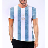 Camiseta Seleção Argentina Messi Copa Do Mundo Qatar Catar
