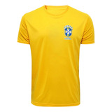 Camiseta Seleção Brasileira Copa Canarinho Amarela