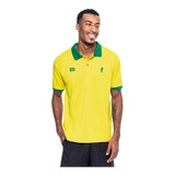 Camiseta Seleção Brasileira Masculina Oficial Polo