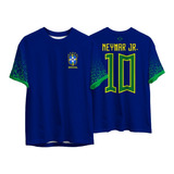 Camiseta Seleção Brasileira Neymar Jr Camisa 10 Frete Grati