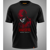 Camiseta Series Demolidor Daredevil Renascido Born Again