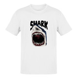 Camiseta Shark Tubarão Mandíbulas Feroz Selvagem