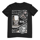 Camiseta Shingeki No Kyojin Attack On
