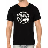 Camiseta Simple Plan Camisa Banda De Rock 100 Algodão