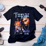 Camiseta Slim 2pac Tupac Shakur Thug