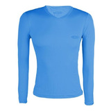 Camiseta Softline Fem Azul Proteção Uva uvb 50 Fps