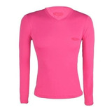 Camiseta Softline Feminina Rosa Proteção Uva uvb 50 Fps