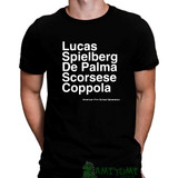 Camiseta Spielberg Scorsese Coppola Camisa Masculina