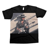 Camiseta Stevie Ray Vaughan And Double Trouble - Texas Flood