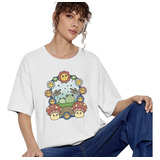 Camiseta Streetstyle Basic Estampa Cogumelos Quitenssencials