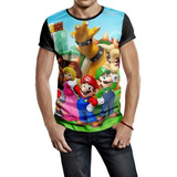 Camiseta Super Mario Jogos Eletronicos Gold#02
