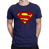 Camiseta Superman Camisa De Rock Algodão