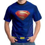 Camiseta Superman Plus Size Masculina Blusa