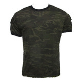 Camiseta T Shirt Estilo Militar Multicam