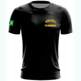 Camiseta Tática Preta Vigilante Patrimonial Segurança