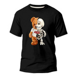 Camiseta Teddy Urso Caveira Kg Pelucia