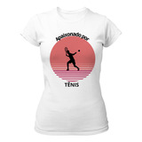 Camiseta Tênis Raquete Bola Quadra Rede