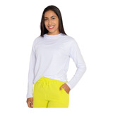 Camiseta Térmica Feminina Manga Longa Proteção Uv Comprida