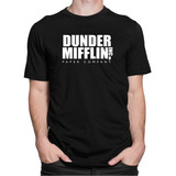 Camiseta The Office Dunder Mifflin Camisa Séries Geek Nerd