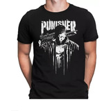 Camiseta The Punisher Marvel Star Camisa