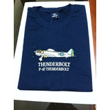 Camiseta Thunderbolt Aviões Da Segunda