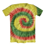 Camiseta Tie Dye Espiral Reggae