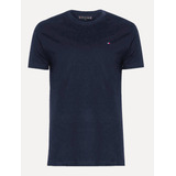 Camiseta Tommy Hilfiger Essential Cotton Azul Marinho