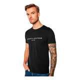 Camiseta Tommy Hilfiger Masculina Core Logo Tee Preta