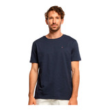 Camiseta Tommy Hilfiger Masculina Essential Azul Marinho