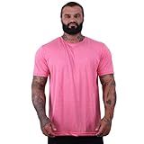 Camiseta Tradicional MXD Conceito Dry Fit 100 Poliéster Rajado Furadinho E Liso G Rosa 