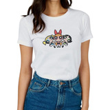Camiseta Tshirt Feminina Blusinha Básica Estampa Poderosas