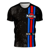 Camiseta Tshirt Martini Racing 3d Moto Gp Corrida Ref 0150