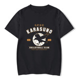 Camiseta Unissex Algodão Anime Haikyuu Volêi Mangá Karasuno