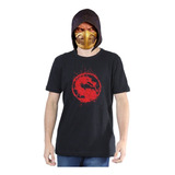 Camiseta Unissex Game Mortal Kombat Camisa 100 Algodão
