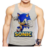 Camiseta Unissex Infantil Adulto Sonic Jogo Game Mega Drive