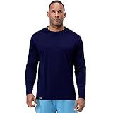 Camiseta UV Protection Masculina UV50 Tecido Ice Dry Fit Secagem Rápida M Azul Marinho