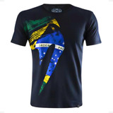 Camiseta Venum Brazilian Flags Muay Thai Jiu Jitsu Camisa