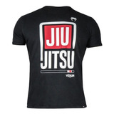 Camiseta Venum Grau Jiu Jitsu Muay Thai Camisa Mma Algodão